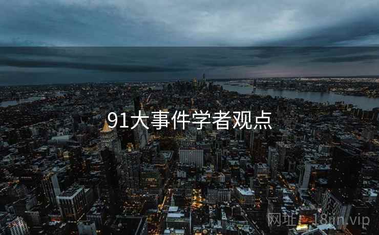 91大事件学者观点